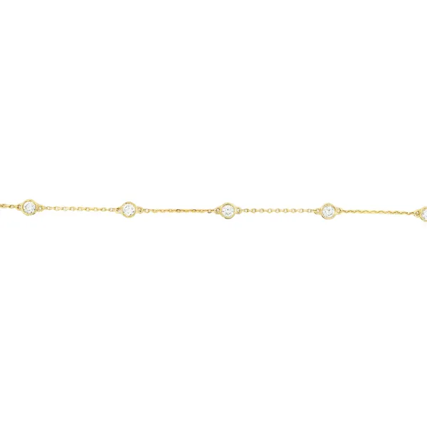 14Kt Yellow Lab Grown Diamond Bracelet Tipton's Fine Jewelry Lawton, OK