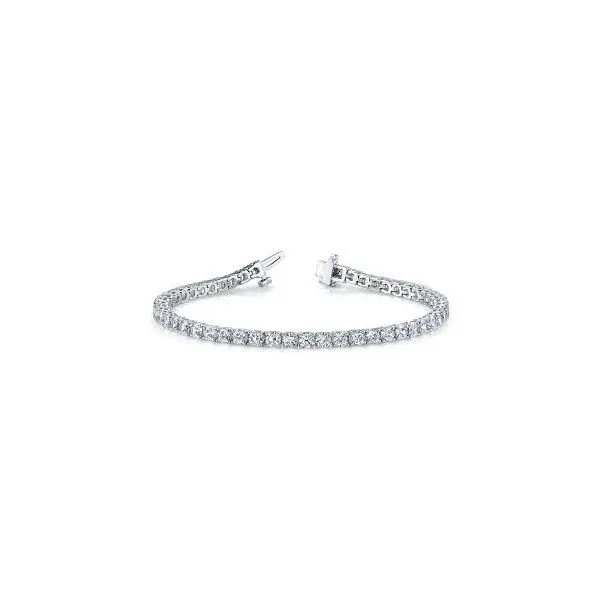 14K White Gold Lab Grown Diamond Tennis Bracelet Tipton's Fine Jewelry Lawton, OK