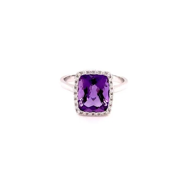 14K White Gold Ladies Colored Stone Ring Tipton's Fine Jewelry Lawton, OK