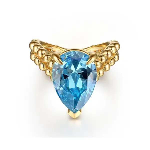 14K Yellow Gold Ladies Colored Stone Ring Tipton's Fine Jewelry Lawton, OK