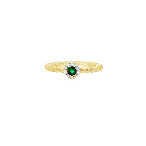 14Kt Yellow Emerald and Diamond Ring Tipton's Fine Jewelry Lawton, OK