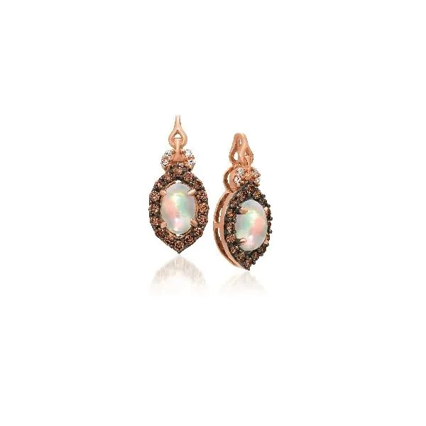 14K Rose Gold Colored Stone Earrings Tipton's Fine Jewelry Lawton, OK