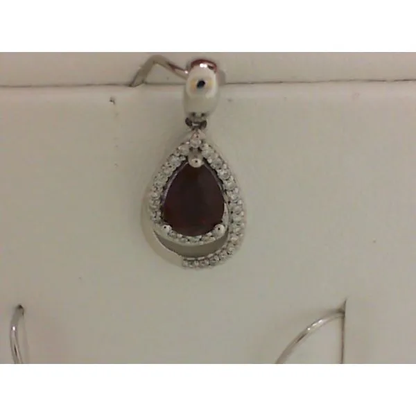 14K Yellow Gold Ruby and Diamond Pendant Tipton's Fine Jewelry Lawton, OK