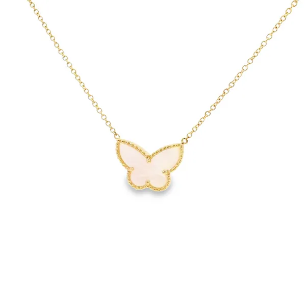 14K Yellow Gold Mother of Pearl Pendant Tipton's Fine Jewelry Lawton, OK