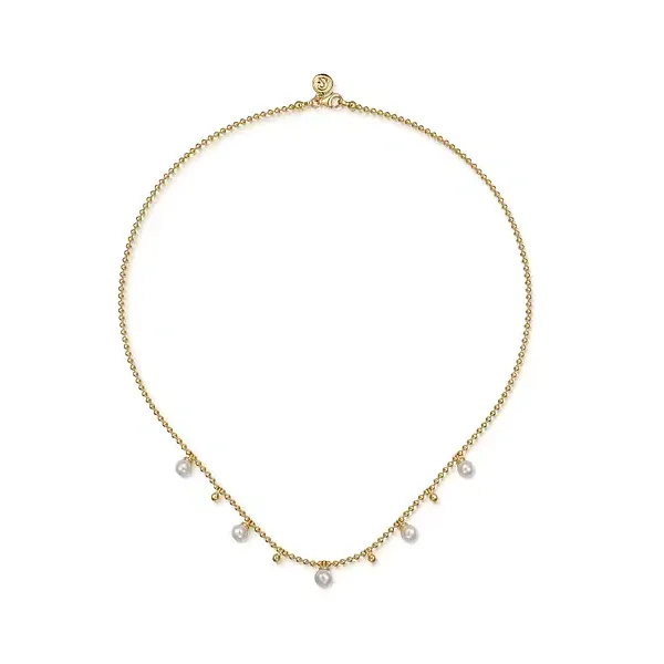 14K Yellow Gold Pearl Strand Necklace Tipton's Fine Jewelry Lawton, OK