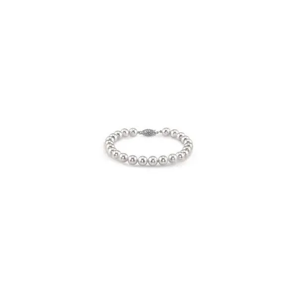 14K White Gold Freshwater Pearl Bracelet Tipton's Fine Jewelry Lawton, OK