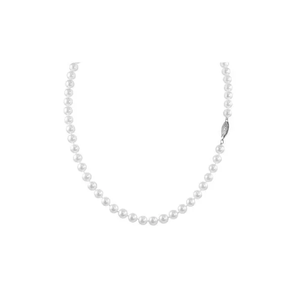 14K White Gold Akoya Pearl Bracelet Tipton's Fine Jewelry Lawton, OK