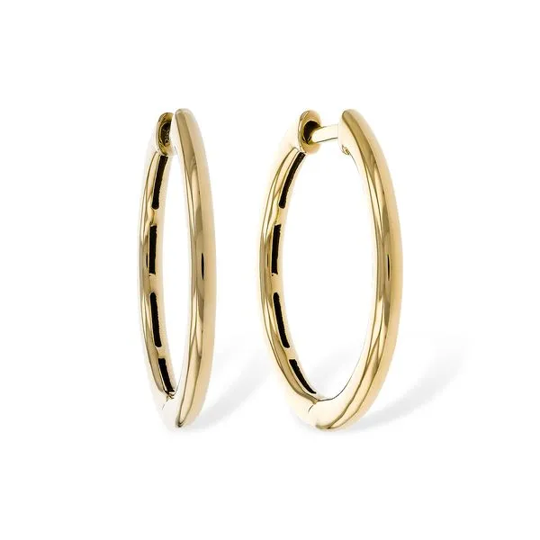 14K Yellow Gold Hoop Earrings Tipton's Fine Jewelry Lawton, OK