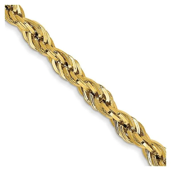 Gold rope chain cheap with barrel clasp