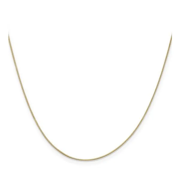 10K Yellow Gold Baby Box Chain Tipton's Fine Jewelry Lawton, OK