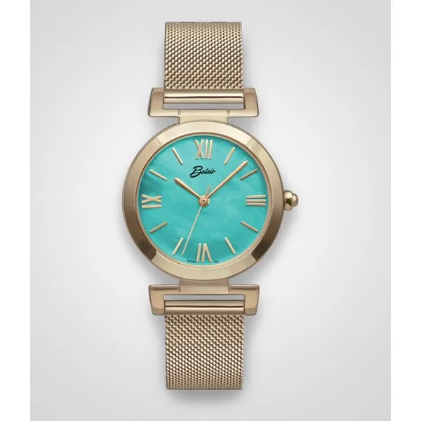 Gold Plated Mesh Bracelet Ladies Watch Tipton's Fine Jewelry Lawton, OK