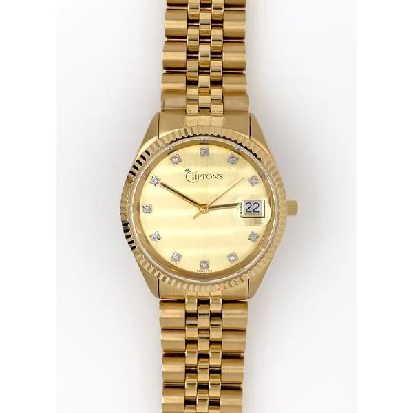 Stainless Steel Men's Gents Watch Tipton's Fine Jewelry Lawton, OK
