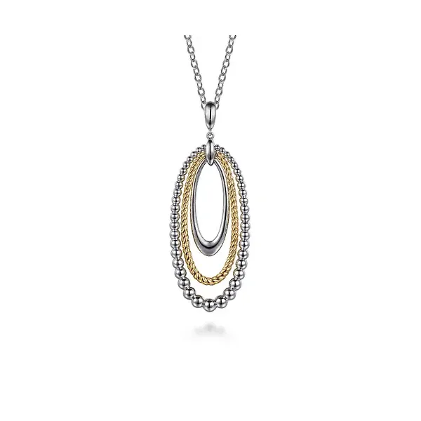 Silver Bujukan Rope Circle Pendant Necklace Tipton's Fine Jewelry Lawton, OK