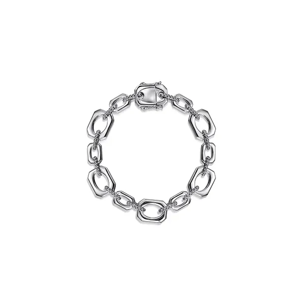 Sterling Silver Bujukan Link Chain Bracelet Tipton's Fine Jewelry Lawton, OK