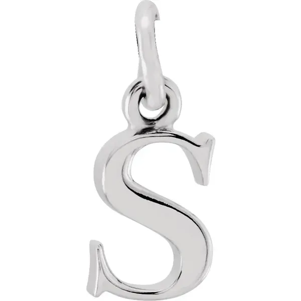 Sterling Silver Lowercase Initial "s" Charm Tipton's Fine Jewelry Lawton, OK