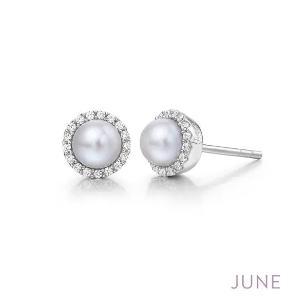 Sterling Silver June Birthstone Earrings Tipton's Fine Jewelry Lawton, OK