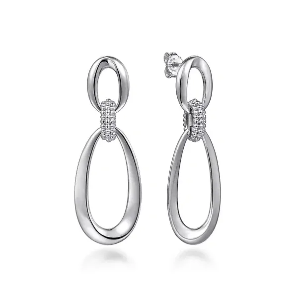 Sterling Silver Bujukan Drop Stud Earrings Tipton's Fine Jewelry Lawton, OK