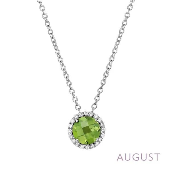 Sterling Silver Simulated Stone Necklace Tipton's Fine Jewelry Lawton, OK
