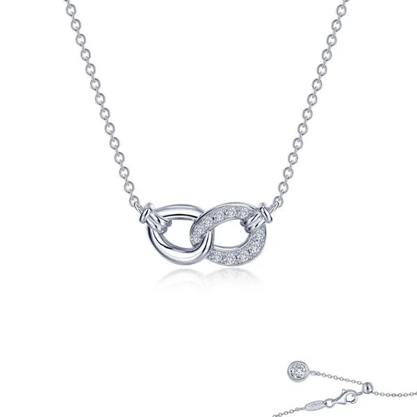Sterling Silver Simulated Stone Necklace Tipton's Fine Jewelry Lawton, OK