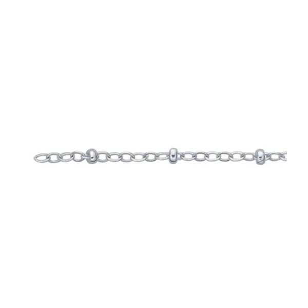 SS 1.5mm Cable with 2mm Beads-"KoKo" Chain Tipton's Fine Jewelry Lawton, OK