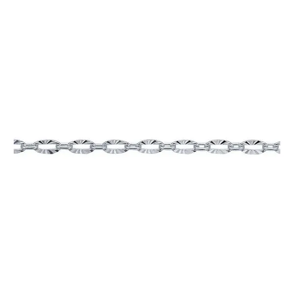 SS 1.9mm Patterned Oval Cable Chain Tipton's Fine Jewelry Lawton, OK