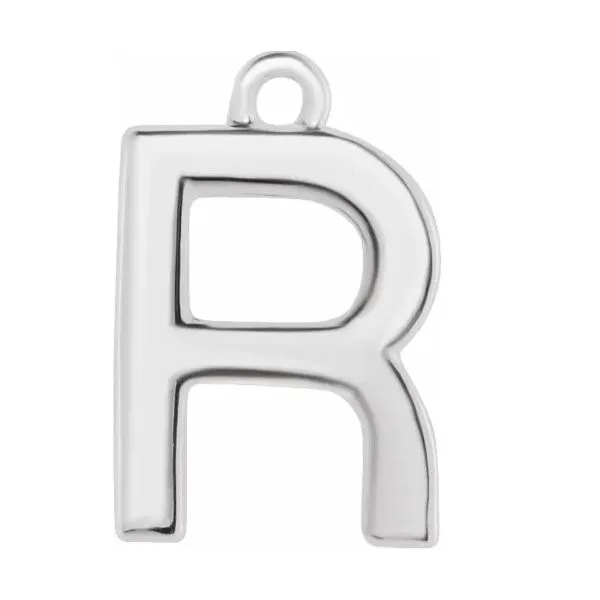 SS Initial "R" Dangle Charm Tipton's Fine Jewelry Lawton, OK