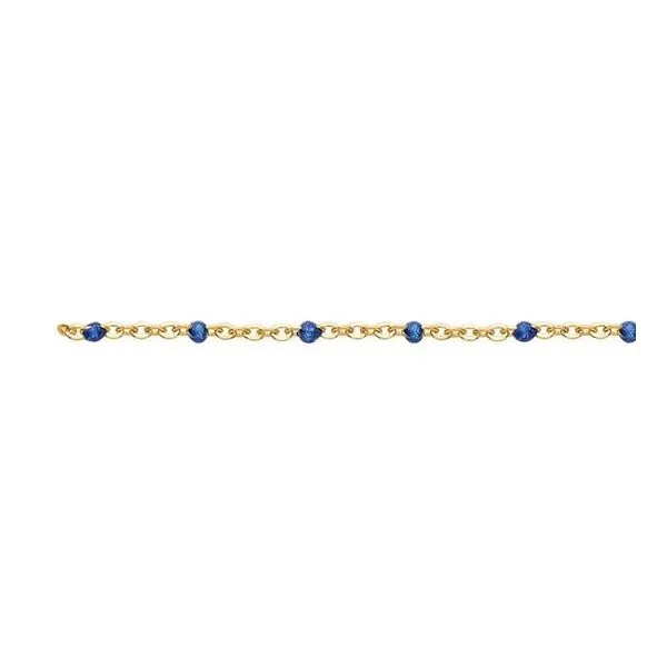 Blue Enameled Beads Chain Tipton's Fine Jewelry Lawton, OK