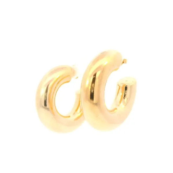 18K Thick Chunky Hoops Tipton's Fine Jewelry Lawton, OK