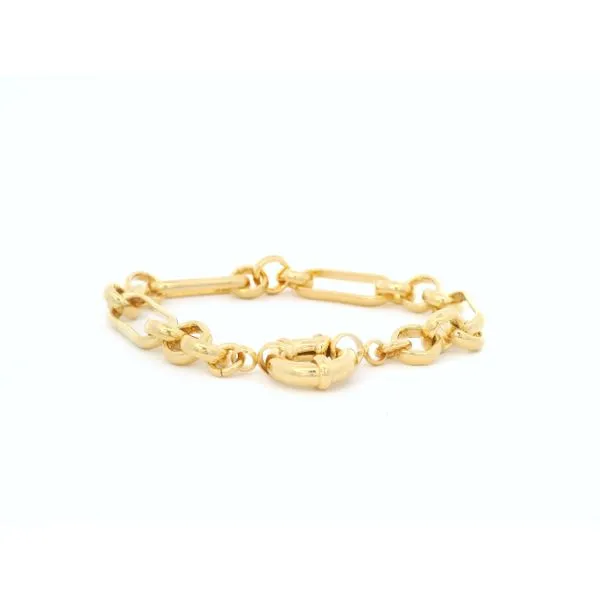 18K Gold Filled Solid Rolo Link Bracelet Tipton's Fine Jewelry Lawton, OK