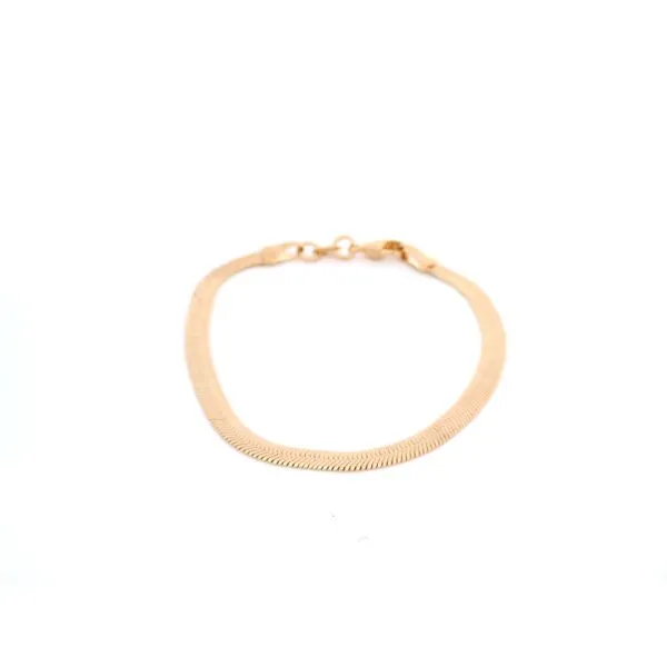 18K Gold Filled Herringbone Chain Bracelet Tipton's Fine Jewelry Lawton, OK