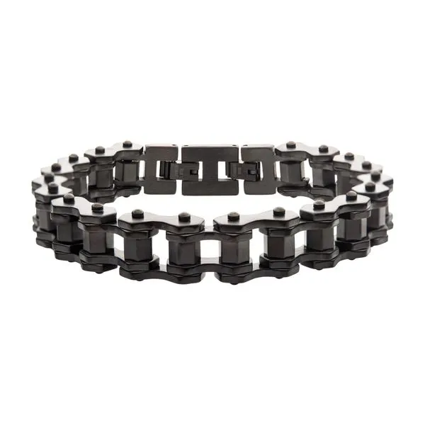 Black IP Bike Chain Bracelet Tipton's Fine Jewelry Lawton, OK