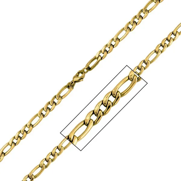 Gold IP Figaro Chain Tipton's Fine Jewelry Lawton, OK