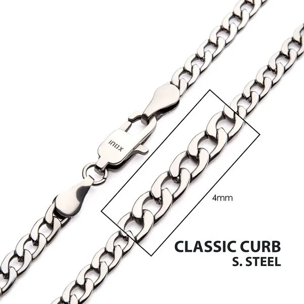 Stainless Steel Classic Curb Chain Necklace Tipton's Fine Jewelry Lawton, OK