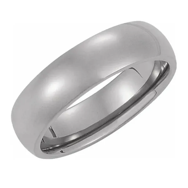 Titanium Domed Polished Gents Alternative Band Tipton's Fine Jewelry Lawton, OK