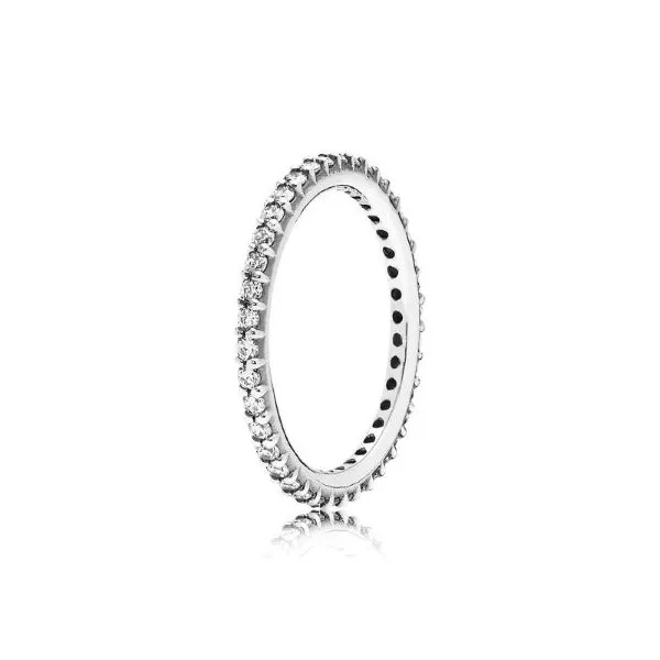 Pandora Sterling Silver Forever Clear CZ Ring Tipton's Fine Jewelry Lawton, OK