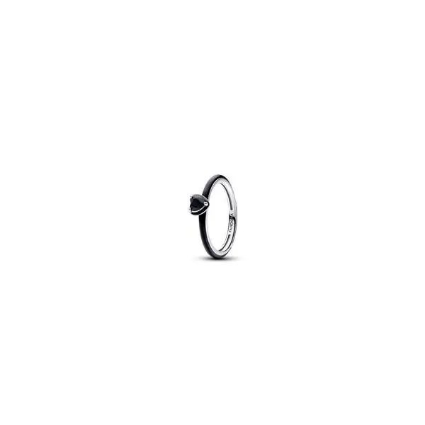 Pandora Sterling Silver Pandora ME Black Chakra Heart Ring Tipton's Fine Jewelry Lawton, OK