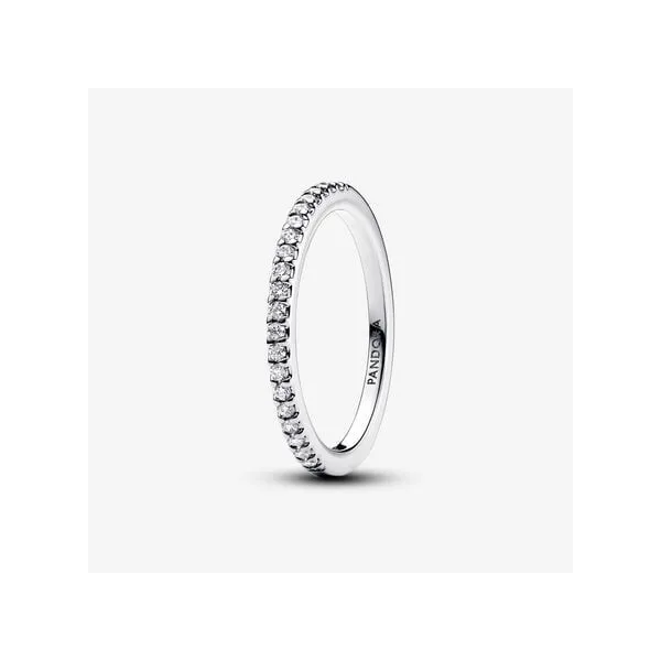 Sterling Silver Pandora Sparkling Band Ring Tipton's Fine Jewelry Lawton, OK