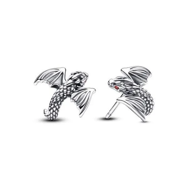 Game of Thrones Curved Dragon Stud Earrings Tipton's Fine Jewelry Lawton, OK