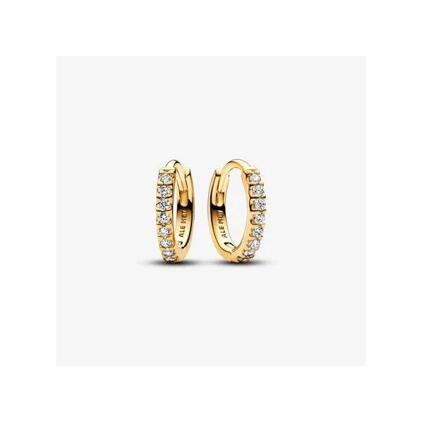 Sparkling Huggie Hoop Earrings Tipton's Fine Jewelry Lawton, OK