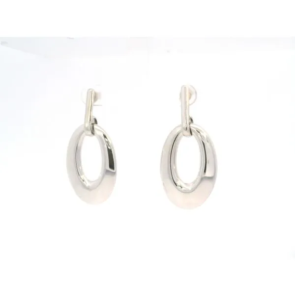 Italian Gold Plated Oval Earrings Tipton's Fine Jewelry Lawton, OK