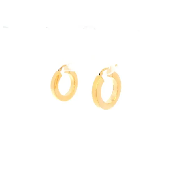 Italian Gold Plated Hoop Earrings Tipton's Fine Jewelry Lawton, OK