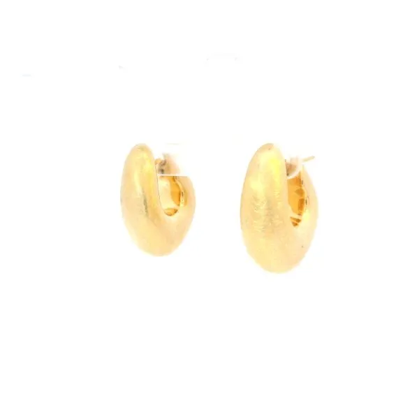 Italian Gold Plated Hoop Earrings Tipton's Fine Jewelry Lawton, OK