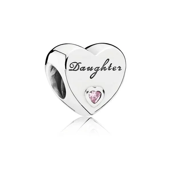 Sterling Silver Pandora Daughter Heart Charm Tipton's Fine Jewelry Lawton, OK