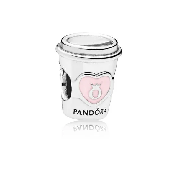 Sterling Silver Pandora Coffee Cup Charm Tipton's Fine Jewelry Lawton, OK