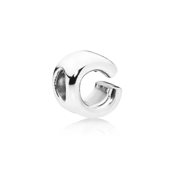Pandora Sterling Silver Letter C Alphabet Charm Tipton's Fine Jewelry Lawton, OK