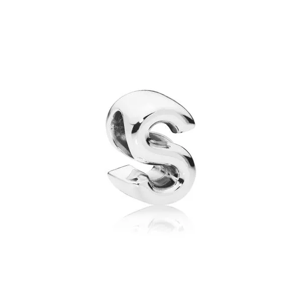 Pandora Sterling Silver Letter S Alphabet Charm Tipton's Fine Jewelry Lawton, OK