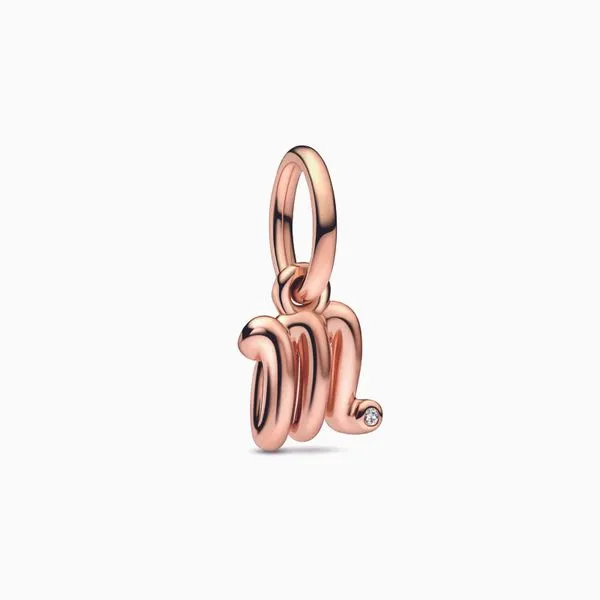 Pandora Letter M Script Alphabet Dangle Charm Tipton's Fine Jewelry Lawton, OK
