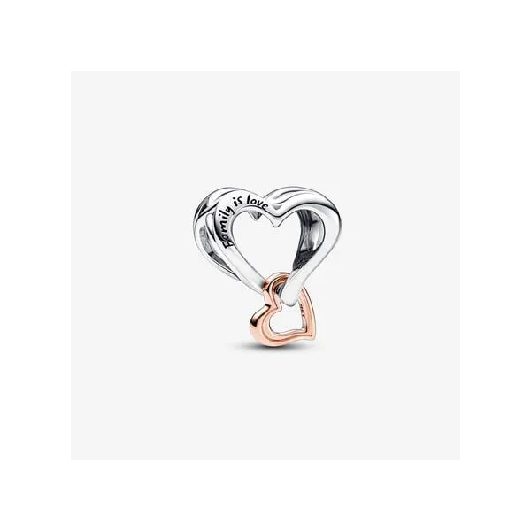 Two-tone Openwork Infinity Heart Charm Tipton's Fine Jewelry Lawton, OK