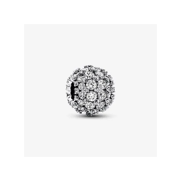 Sparkling Pave Round Charm Tipton's Fine Jewelry Lawton, OK