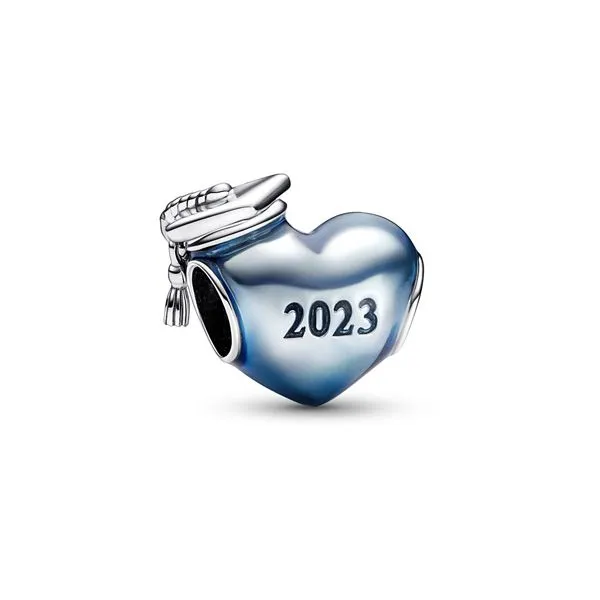 Blue 2023 Graduation Heart Charm Tipton's Fine Jewelry Lawton, OK